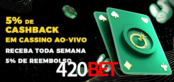 Promoções do cassino ao Vivo 420bet
